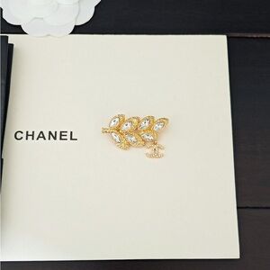 Gold and Silver Leaf Brooch